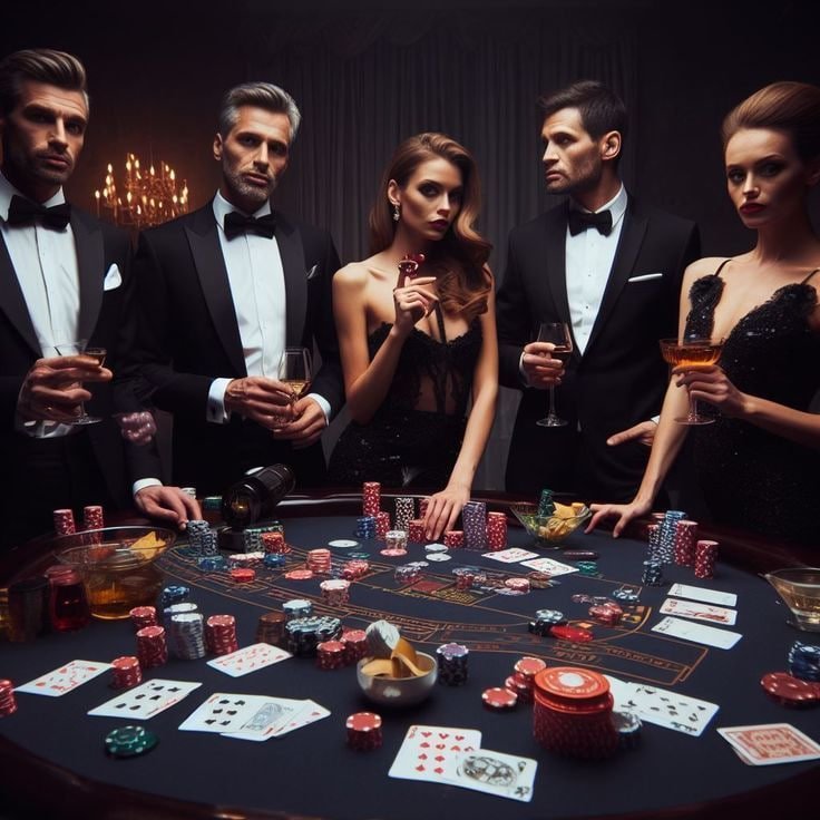 Pasukan77 Live Casino suasana meja baccarat dengan dealer profesional